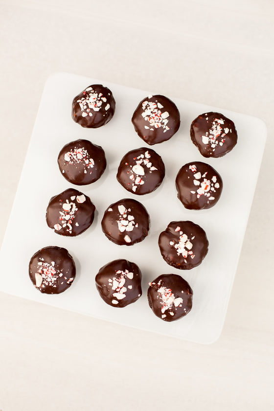 Peppermint Flourless Chocolate Cakes |GF