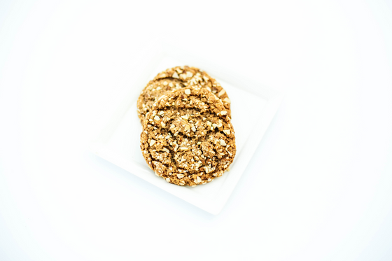 Almond butter cookies product photo (2 shown)